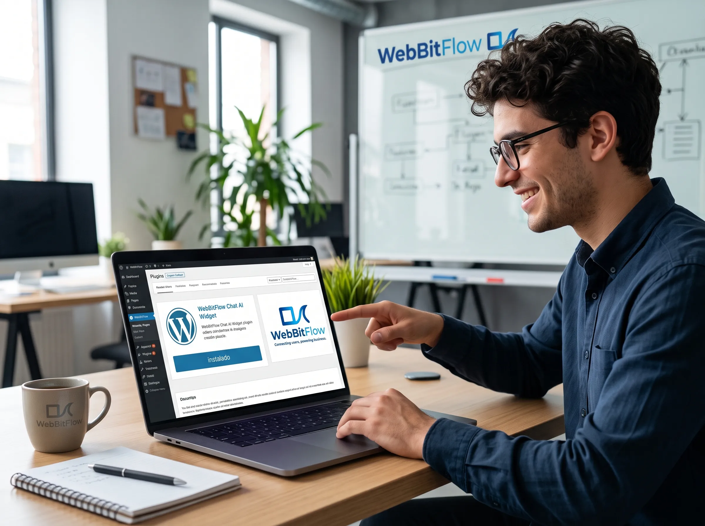 Webbitflow chat ai widget.